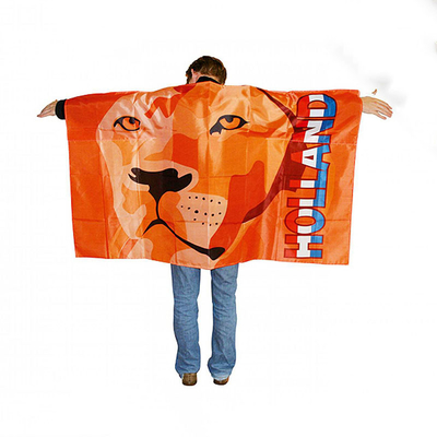 Şal Polyester Bayrak Pelerin Dekorasyon için Dijital / İpek Baskı