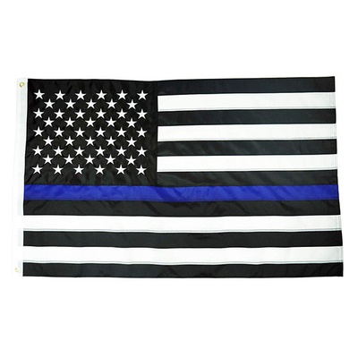 90x150cm Özel Polyester Bayrak Ulusal Amerika Mavi Çizgi Bayrakları