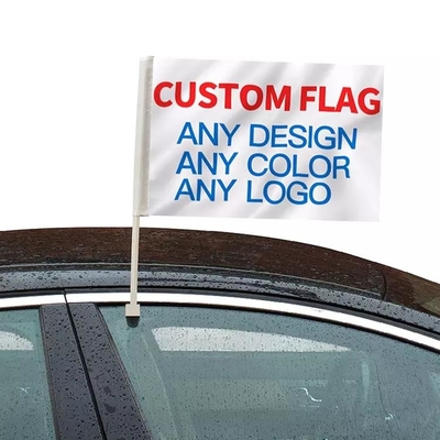 Özel Polyester Araba Penceresi Dekoratif Bayraklar Özel İngiltere Araba Bayrakları