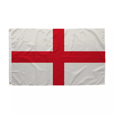 3x5ft İngiltere Bunting Bayrakları Pantone Renkli Polyester İngiltere Ulusal Bayrağı