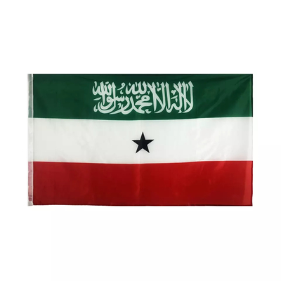 48 saat Hızlı Teslimat 100D Polyester Somaliland Bayrağı Özel 3x5ft Bayraklar