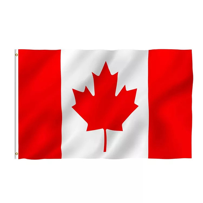 150cmx90cm Polyester Dünya Bayrakları Asılı Stil Kanada Ülke Bayrağı