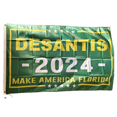 Toptan 3 * 5ft Ron Desantis 2024 Amerika Florida Amerikan Afiş Bayrağı Yap