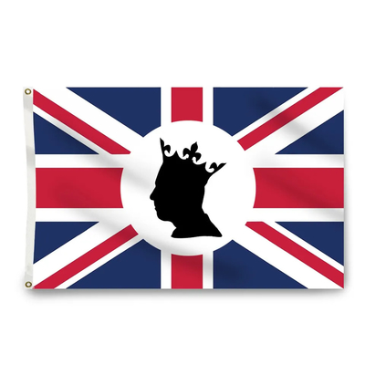 Yüksek Kaliteli 3x5ft Kral Charles Bayrağı İngiltere Kral Charles III Taç Giyme 2023